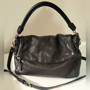 Kate Spade Black Leather Cobble Hill Crossbody Handbag Purse